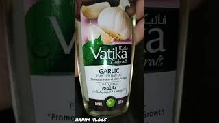 Vatika Garlic Hair Oil  Oil For Strong Shiny And Long Hairshorts short oil hair
