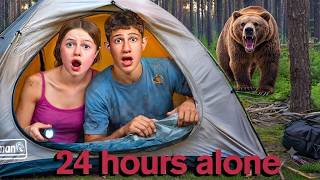 Trapped Outside With Best Friend For 24 Hours | Jordan Matter & Salish |