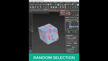 How to Use Random Selection in 3ds Max for Creative Design #3dsmax #pune #engineering #random