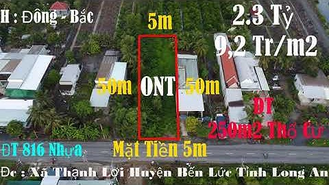 Tập 544 . Bán đất thổ cư mặt tiền nhựa kinh doanh & đầu tư . 250 m2 dân cư đông nghẹt giá rẻ