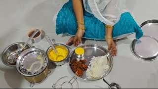 ఈరోజు నేను ఎంతో రుచిగా వండిన వంటలు👍today tasty tasty lunch preparation😄#kakarakayaKaram#peruguchutne