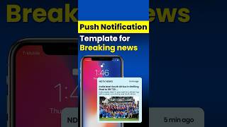 Push Notification Template For Breaking News Information