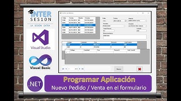 Visual Basic .NET #10 Nuevo Pedido o Nota de Venta, programar folio.
