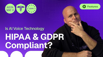 Voldoet AI Voice aan de HIPAA- en AVG-normen? Wat u moet weten.