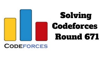 Upsolving Codeforces Round 671