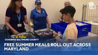 Free summer meals roll out across Maryland as schools close