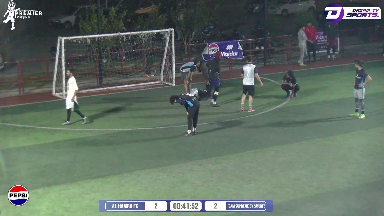 AL HAMRA FC VS TEAM SUPREME BY SMURFS Total Football Premier League | Dream Sports Tv