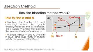 CSC 101 - Bisection Method Part 1