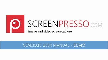 User manual generation with Screenpresso