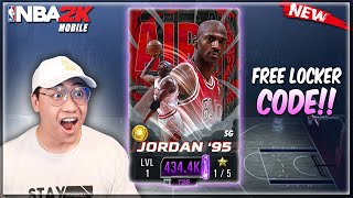 NEW PURPLE SAPPHIRE JORDAN!! NBA 2K MOBILE FREE LOCKER CODE & PACK OPENING!!