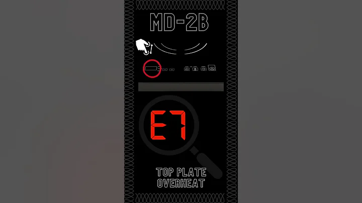 True Induction MD-2B Error Code E7 - How to fix a Top Plate Overheat