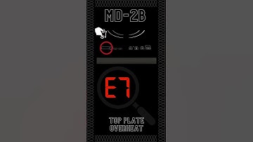 True Induction MD-2B Error Code E7 - How to fix a Top Plate Overheat