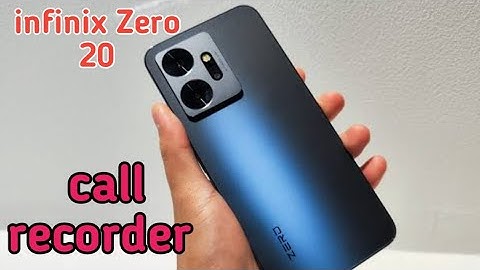 How To Auto Call Record In Infinix Zero 20, Call Recording, Infinix Zero 20, Auto Call Recording