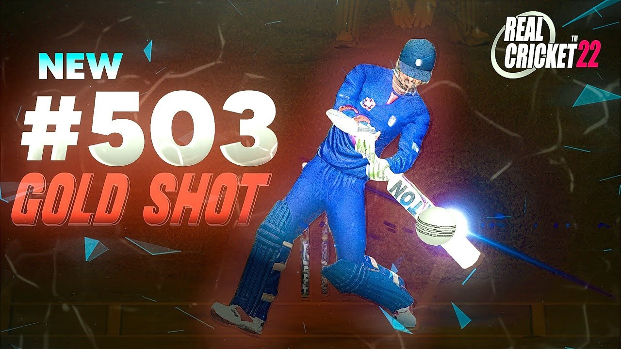 🔥 Real cricket 22 || New Gold Shot 503 Review || Timing, Footwork ...