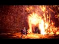 [MHW-IB]金羊飛撲的樣子(長槍無礙)。餘震不斷 注意安全