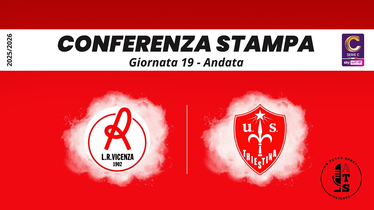 CONFERENZA STAMPA VICENZA - TRIESTINA - Giornata 19