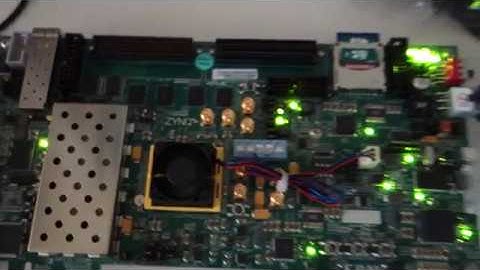 Demonstration of BOOM RISC-V RV64G rocket-chip booting GNU/Linux on a ZC706