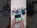 Experiment with the child toy@OverdriverDuo + Delay + Reverb #ambient #guitarpedals #noise