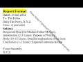 Report Writing pattern Fbise class 9,10,11,12#federalboard #fbise #reportpattern#2026 #english #