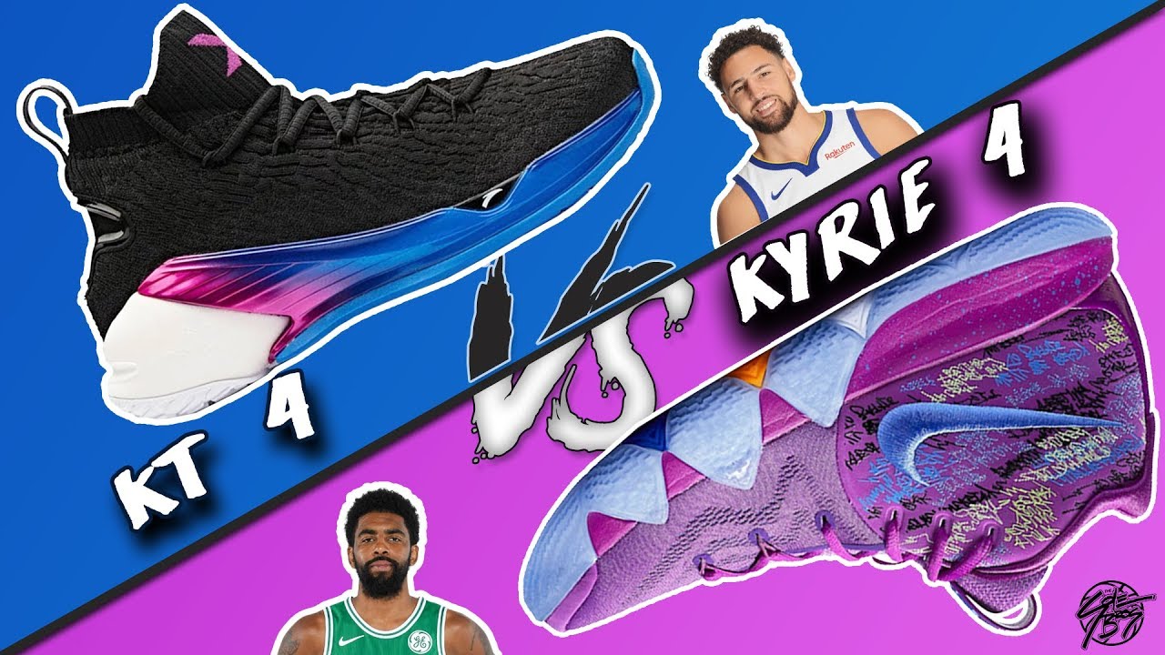 ANTA KT 4 (Klay Thompson) vs Nike Kyrie 4! - YouTube