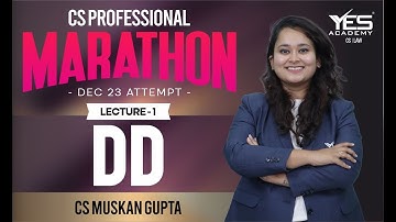 DD MARATHON for Dec 23 (Part 1) | CS Professional Due Diligence Marathon Dec 23 | CS Muskan Gupta
