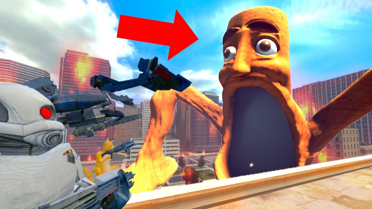 BRAINROT TUNG EATER NEW mod ATTACKS my CITY.. (Gmod Sandbox)