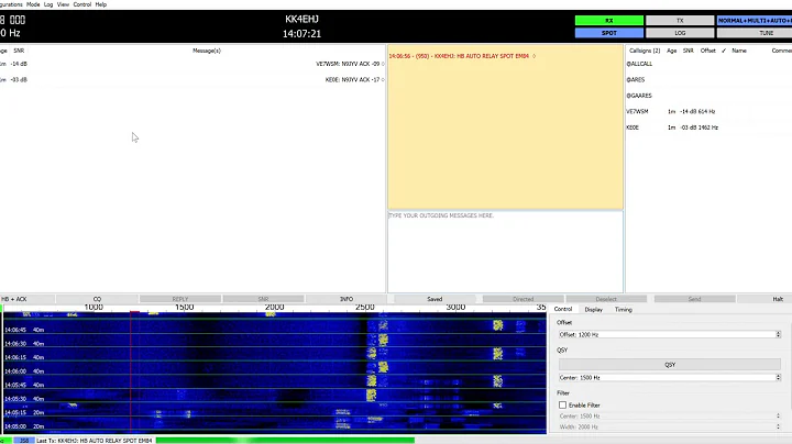 JS8Call - Sending HB and Getting Responses