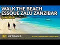 Walk the beach from essque zalu zanzibar 4k virtual walks for treadmill
