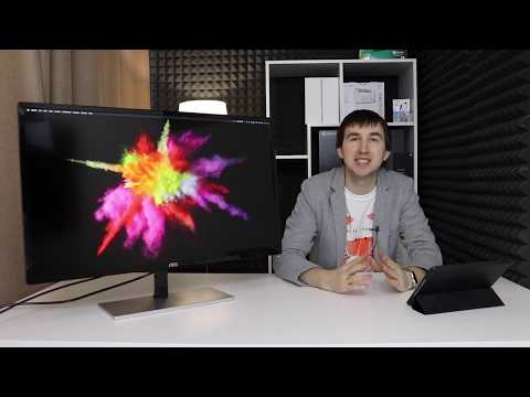 Монитор AOC Q3279VWFD8. 31,5 дюйма за 200$. Как протестировать новый монитор?/Review of monitor