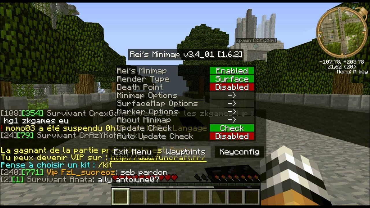 [MINECRAFT] Hunger games online #2- Alexusdu44