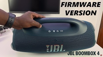 How To Check Firmware Version On JBL Boombox 4