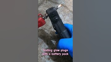 Testing glow plugs