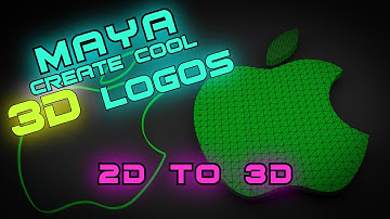 Maya Tutorial: How To Create A 3D Logo From A 2D Image