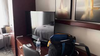 Hotel Room Tour - Room 1010 - @ Courtyard By Marriott Boston Logan Airport Boston, MA