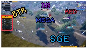 Synergy vs mega vs btr vs ins | synergy India proud moment | pmco fall split day1 highlights