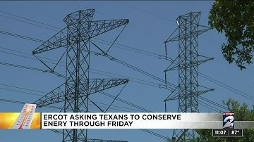 ERCOT asking Texans to conserve energy through Friday