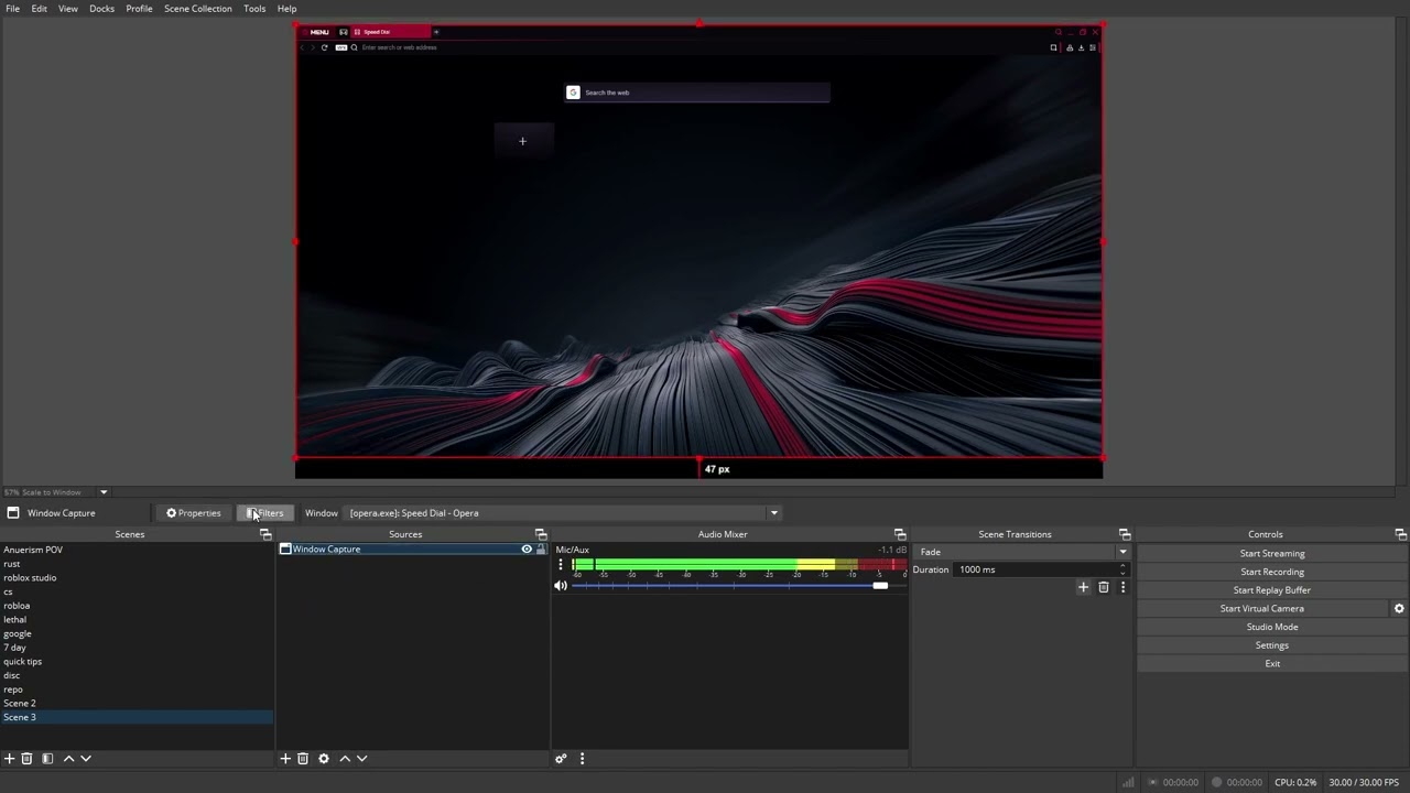 How To Crop Window Capture In OBS