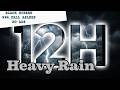12 Hours Heavy Rain and Loud Thunder Sounds for Sleeping 😴 Dark Screen No Ads