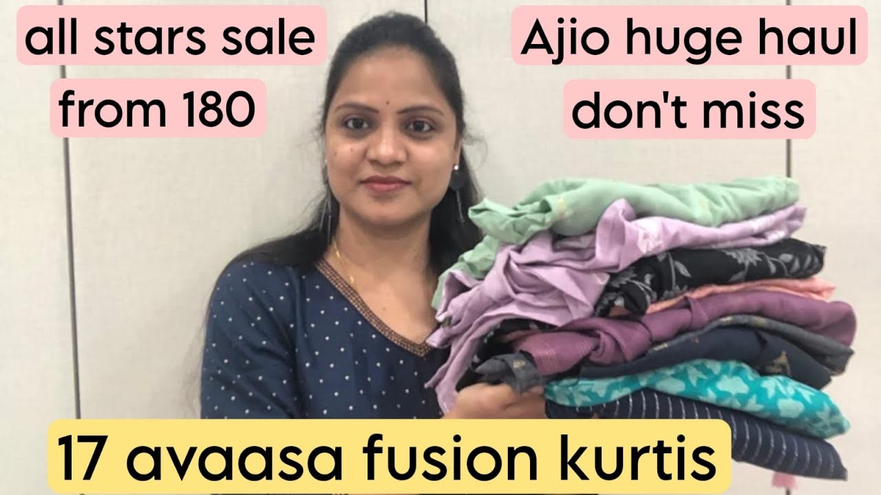 branded Kurtis 70%off sale on ajio || gulmohar jaipur Brand |💐| best sale  || bhanu talks || - YouTube