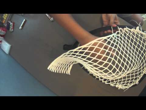 How to string a stx shield with 12d stringking grizzly mesh
