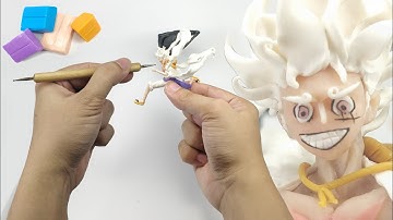 Luffy Gear 5 - Polymer Clay Sculpt 🌞🌞🌞