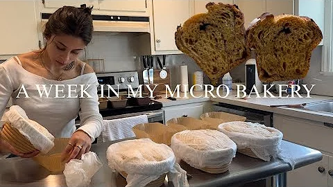 A Week in My Micro Bakery | Preparing for My Farm Stand 🥖✨