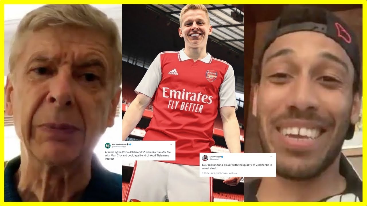 ZINCHENKO TO ARSENAL FOOTBALL WORLD SURPRISE REACTIONS! €35M FROM MAN