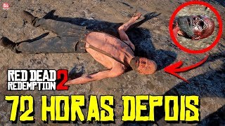 RED DEAD REDEMPTION 2 - O QUE ACONTECE COM UM NPC 72h JOGADO NO CHÃO || EXPERIMENTO