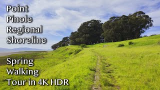 Point Pinole Regional Shoreline, California, USA - 4K HDR Walking Tour in Spring!