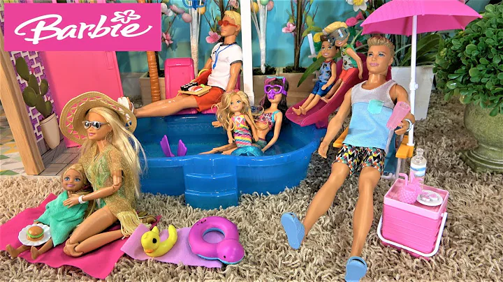 Barbie and Ken Going to Skipper's Pool Party, Barb...