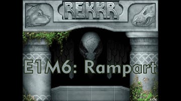 Doom REKKR walkthrough no commentary E1M6: Rampart (All Secrets)