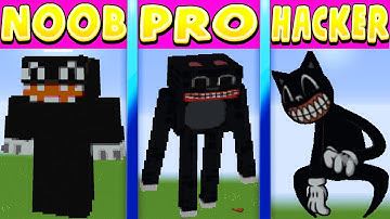Minecraft Pixel Battle NOOB vs PRO vs HACKER FNF cartoon cat