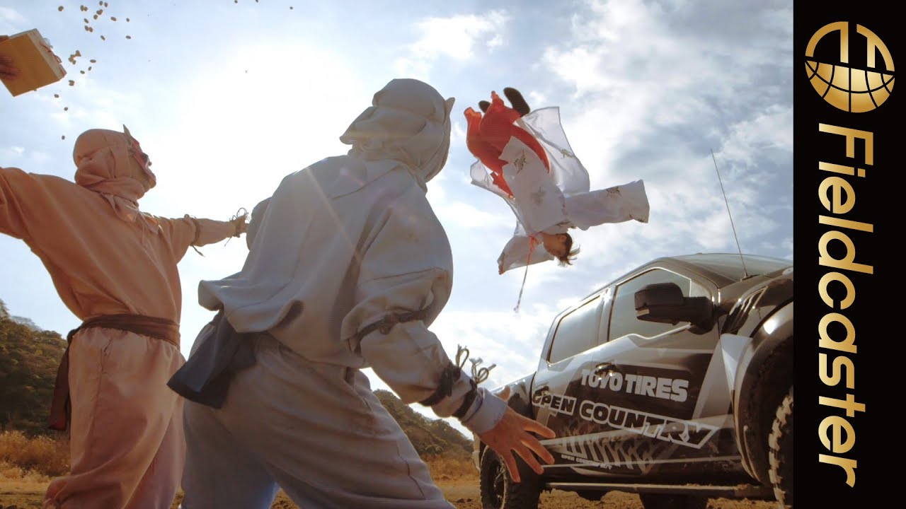 【パルクール】巫女がアクロバティックなスゴ技を連発！TOYO TIRES 「鬼の逆襲」泉ひかり