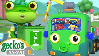 Baby Truck Leannrs About Recycling! | Gecko's Garage | Best Cars & Truck Videos For Kids
